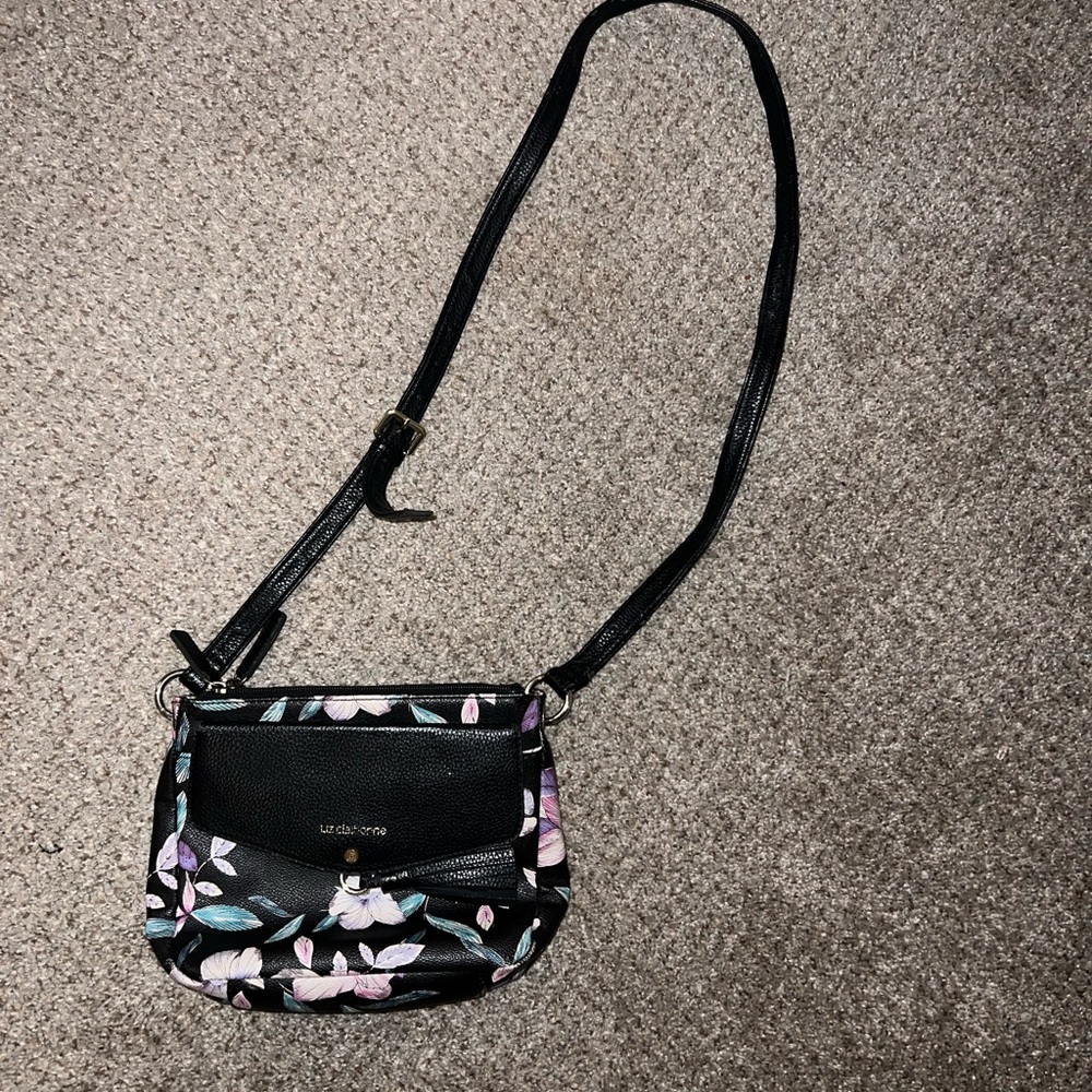 Liz Claiborne Floral Crossbody Bag